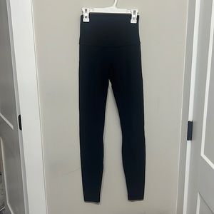 lululemon align pants 28”: color black, size 2